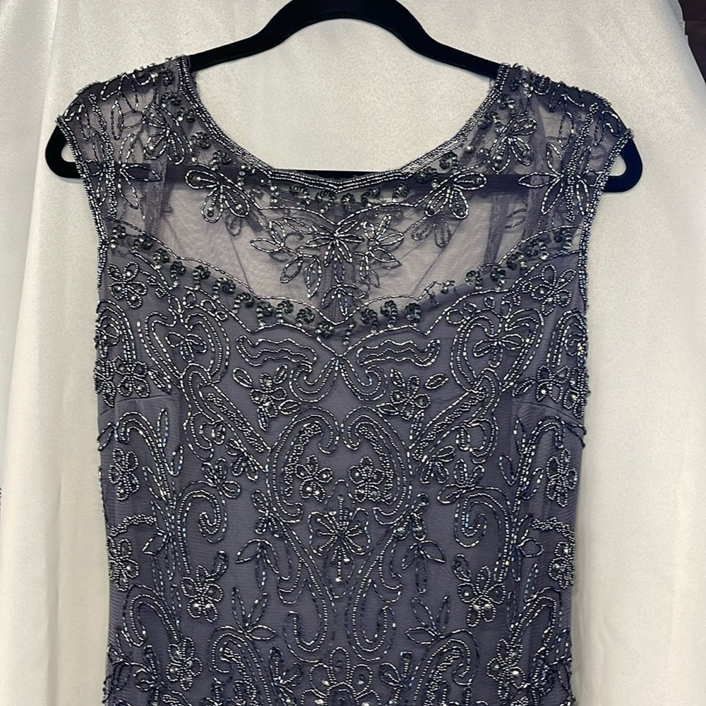 Formal beaded evening dress/ball gown